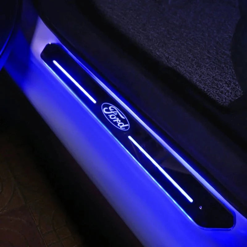 LED Illuminated Ford Door Sills-Car Door Sills