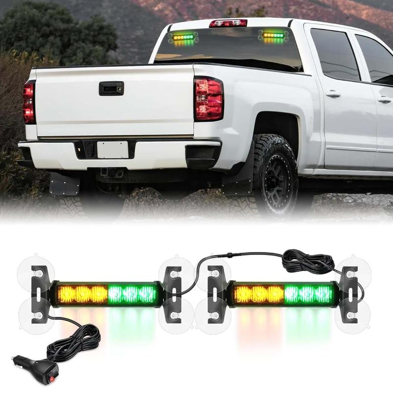 Amber Traffic Advisor Strobe Lights For Cars