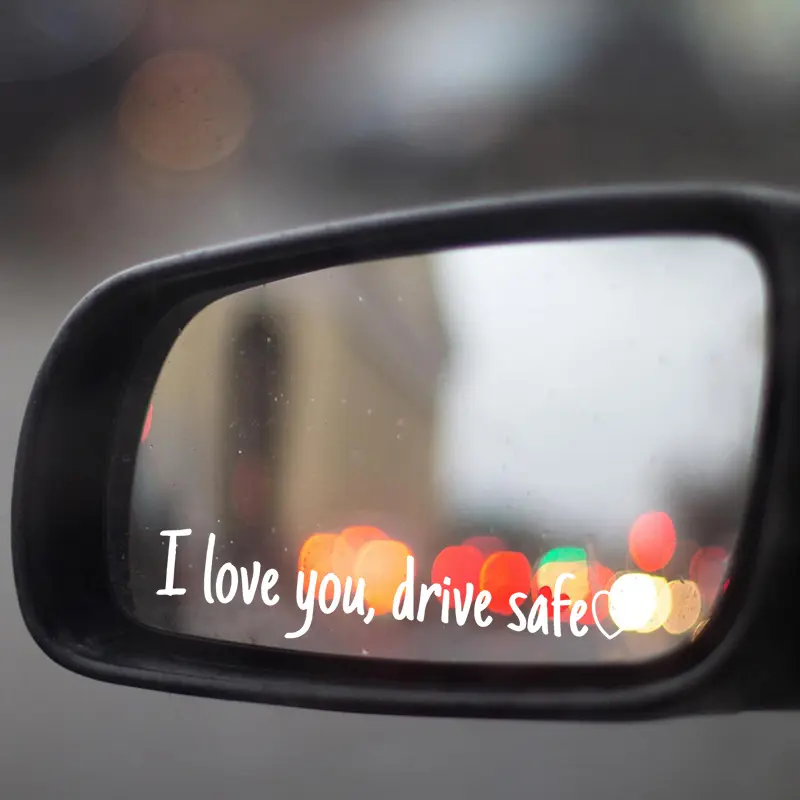 12 Pieces Universal Car Rearview Mirror Sticker
