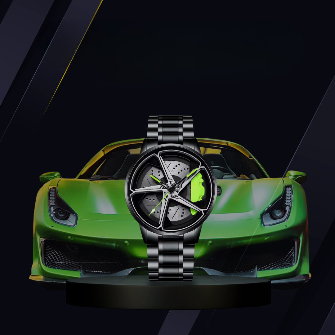 Racing Series Wheel Rim Dial Watches-Car Door Sills