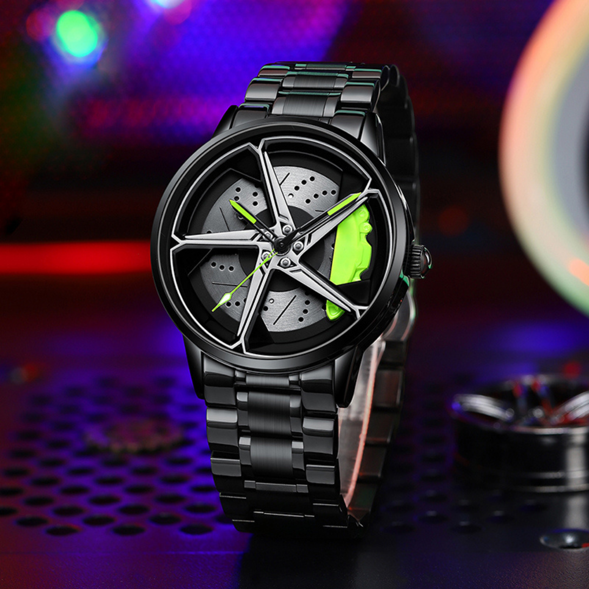 Racing Series Wheel Rim Dial Watches-Car Door Sills