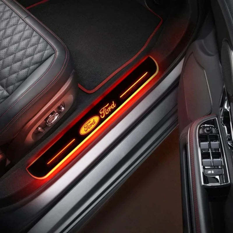 LED Illuminated Ford Door Sills-Car Door Sills