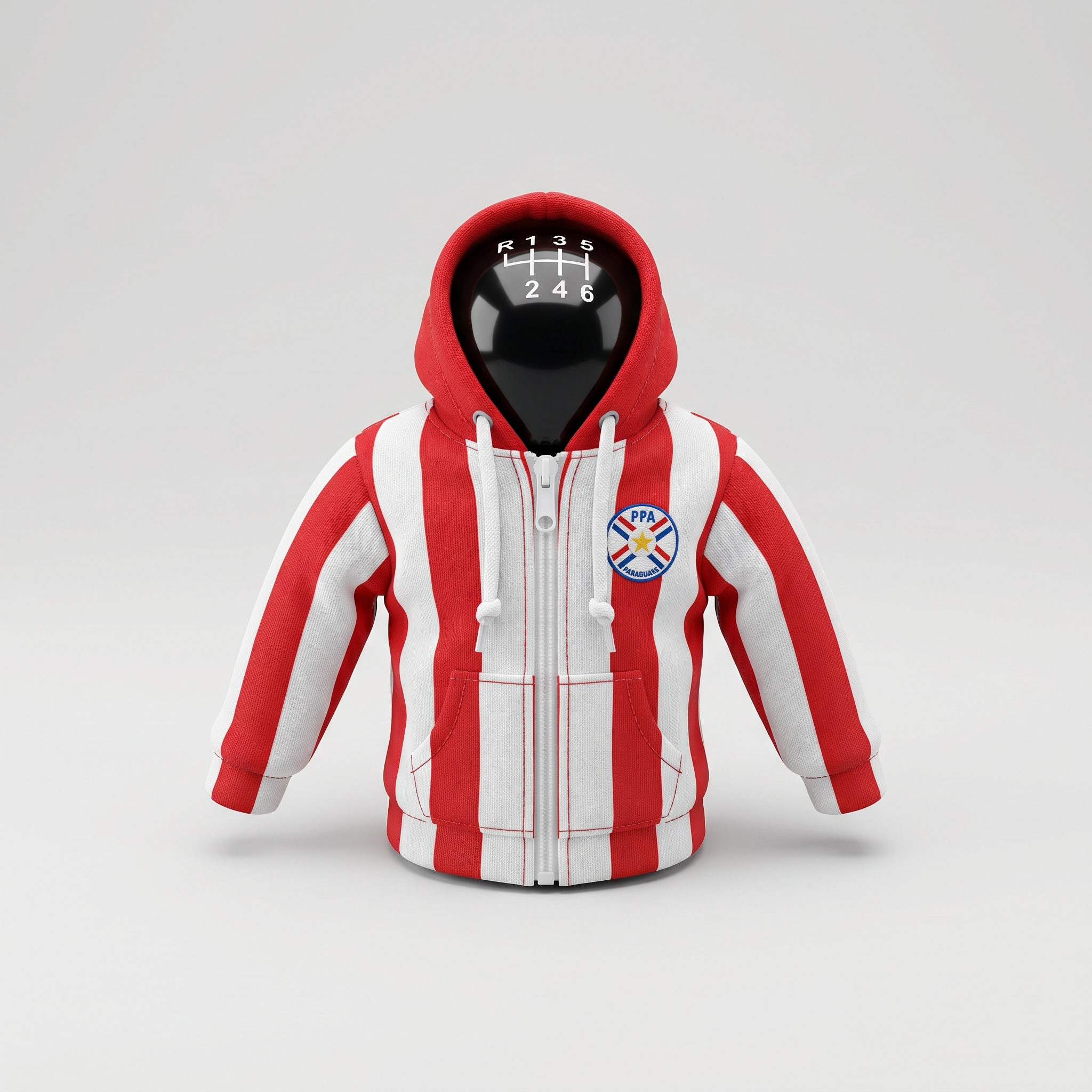 Paraguay Gear Shift Hoodie Cover, La Albirroja Fan Gift for World Cup 2026