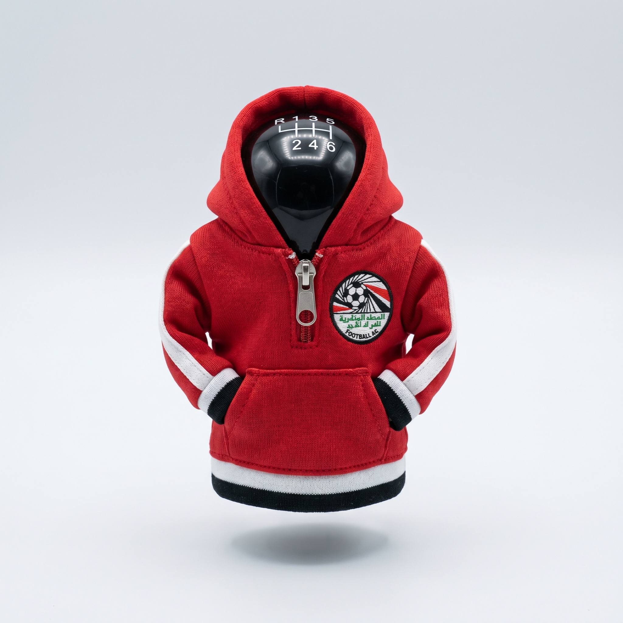 Egypt Gear Shift Hoodie Cover, Pharaohs Red Fan Tribute for World Cup 2026