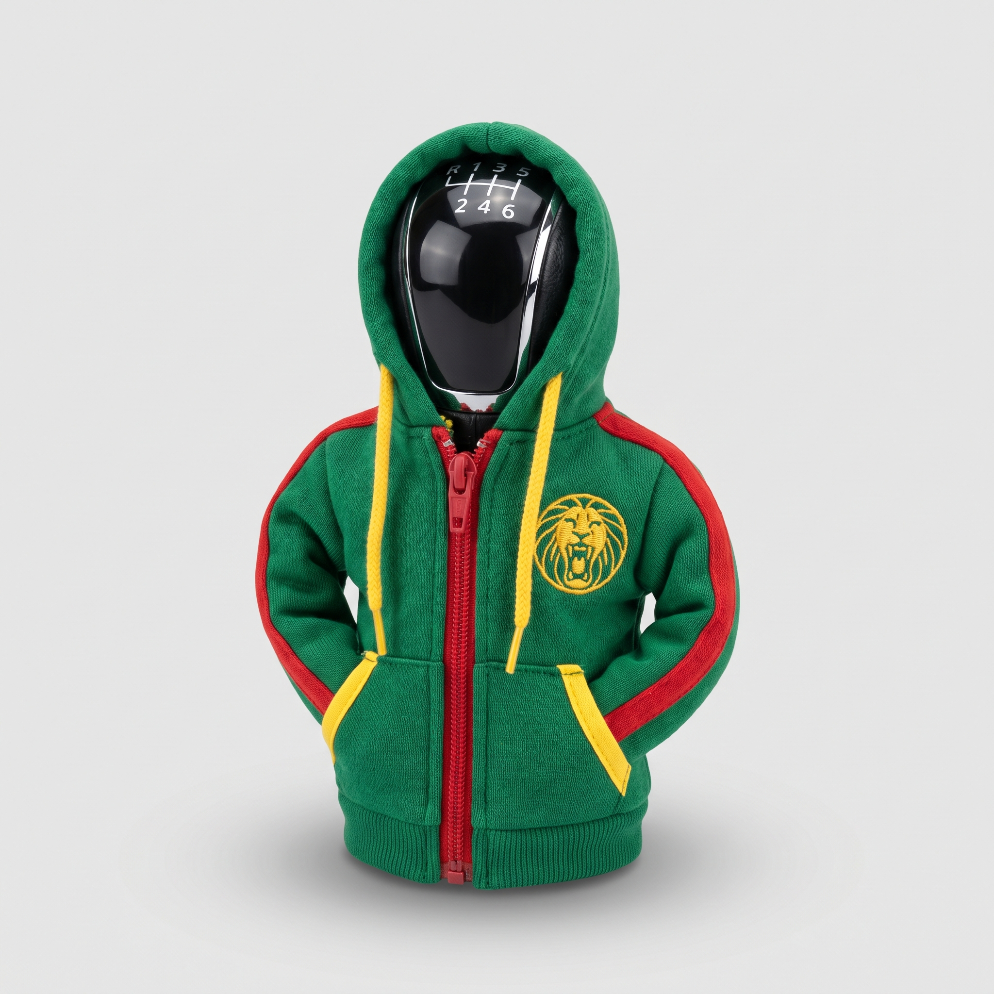 Cameroon Gear Shift Hoodie Cover, Indomitable Lions Fan Decor for World Cup 2026