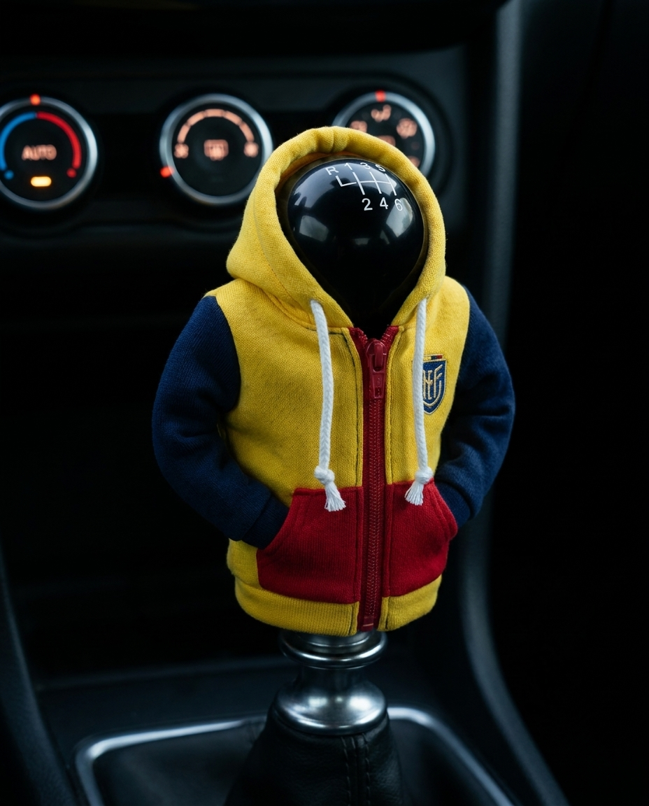 Ecuador Gear Shift Hoodie Cover, La Tri Fan Tribute for World Cup 2026