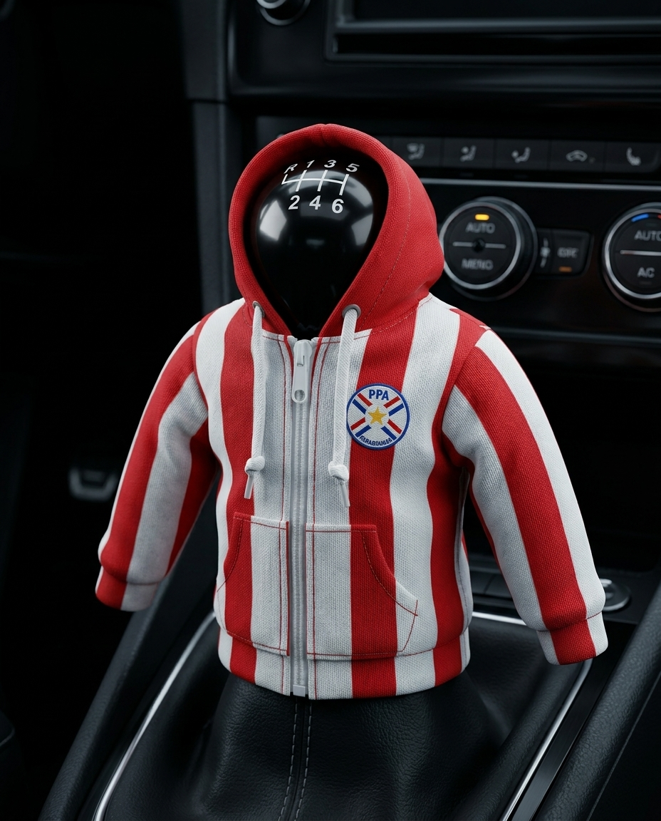 Paraguay Gear Shift Hoodie Cover, La Albirroja Fan Gift for World Cup 2026