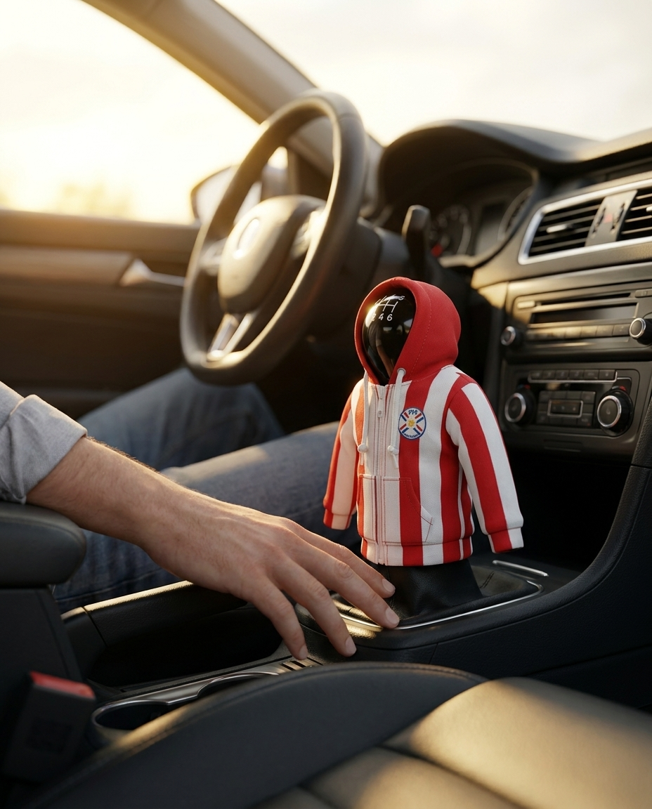 Paraguay Gear Shift Hoodie Cover, La Albirroja Fan Gift for World Cup 2026