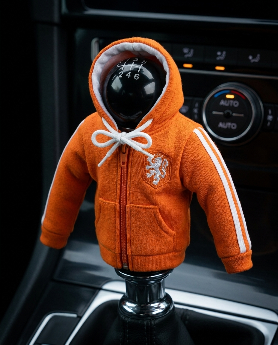 Netherlands Oranje Gear Shift Hoodie Cover, World Cup 2026 Fan Decor