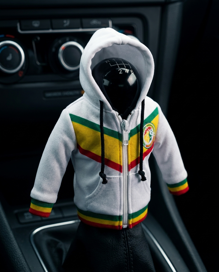 Senegal Football Gear Shift Hoodie Cover, Lions of Teranga Fan Decor
