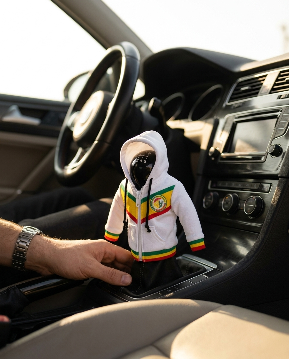 Senegal Football Gear Shift Hoodie Cover, Lions of Teranga Fan Decor