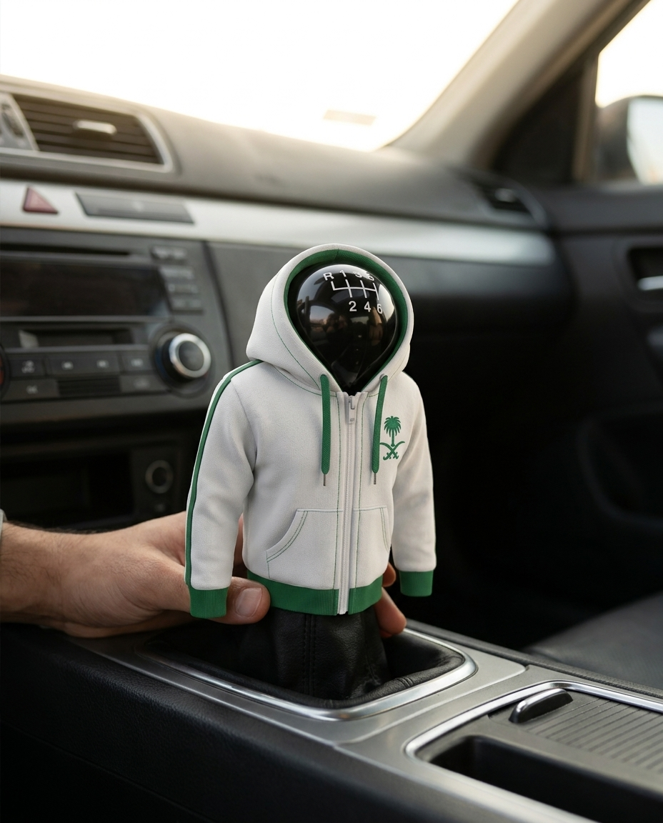 Saudi Arabia Green Falcons Gear Shift Hoodie Cover (World Cup 2026 Fan Gift)