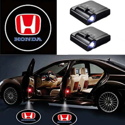 Set Of 2 Honda Door Light Logo-Car Door Sills