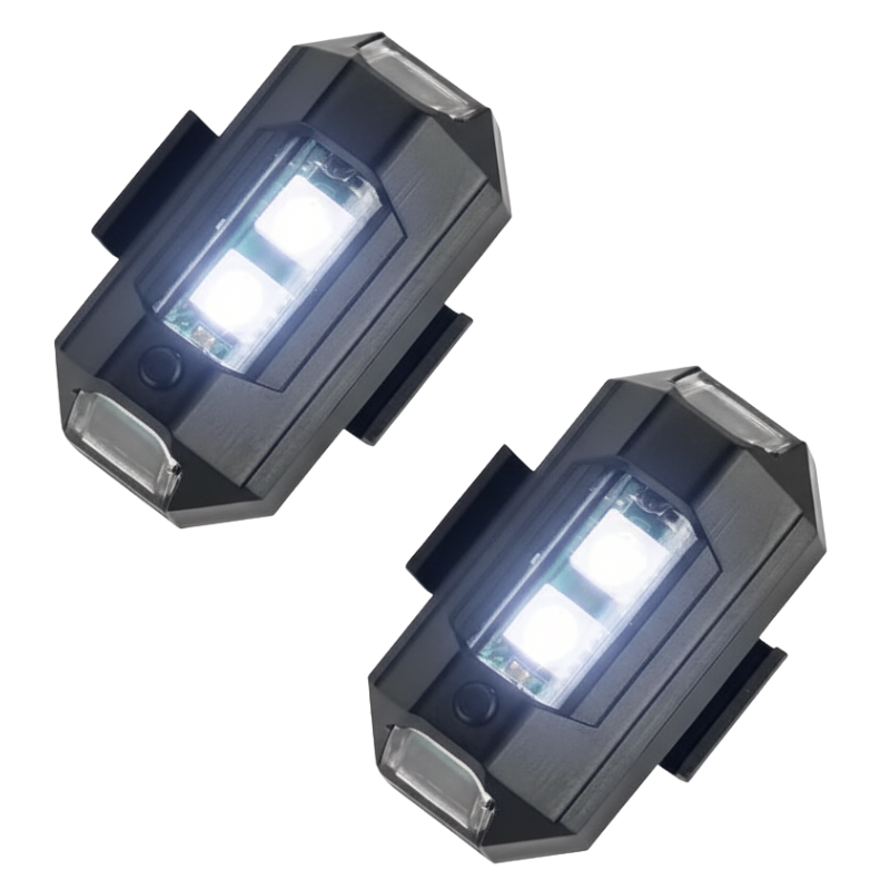 7 Colors LED Aircraft Strobe Lights & USB Charging