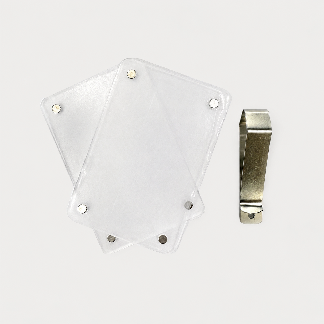 Universal Magnetic Transparent Photo Frame Clip For Car Visor And Refrigerator Display