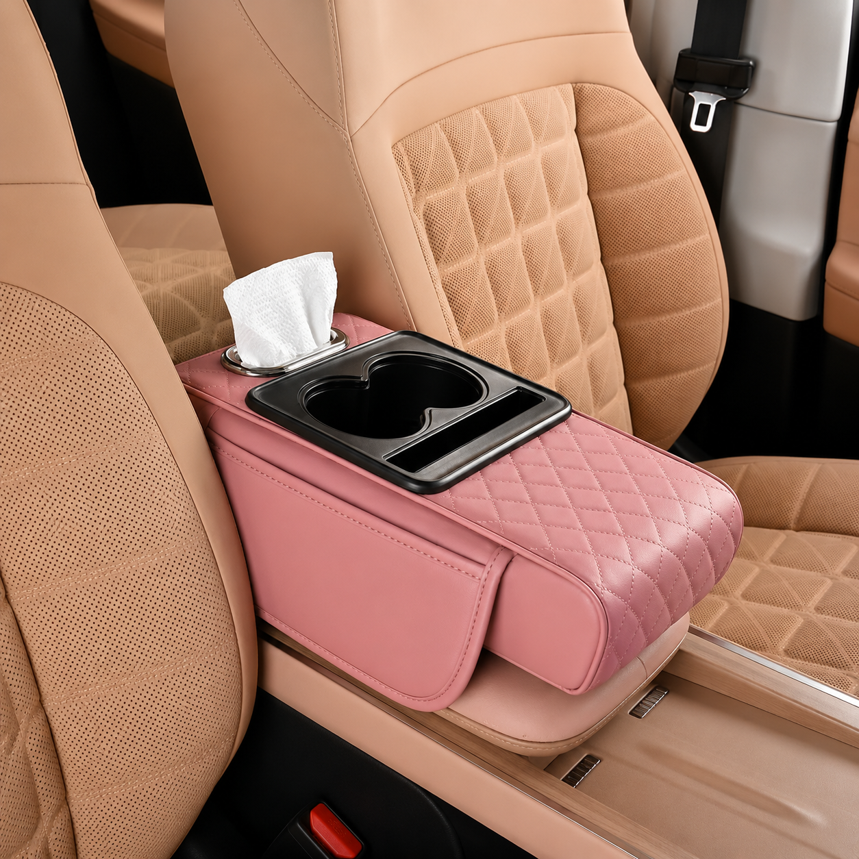 4 In 1 Car Center Console Organizer Mat