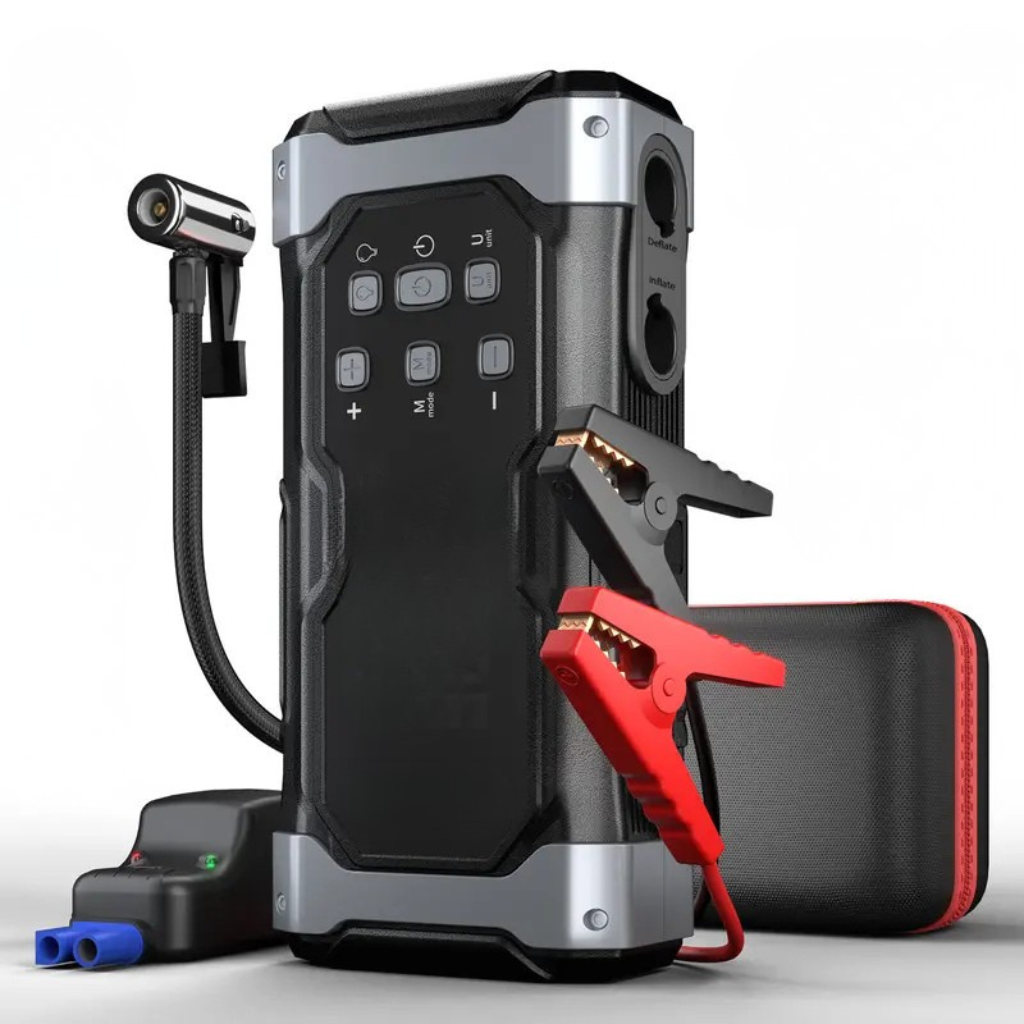 9000A Car Battery Jump Starter With Air Inflator