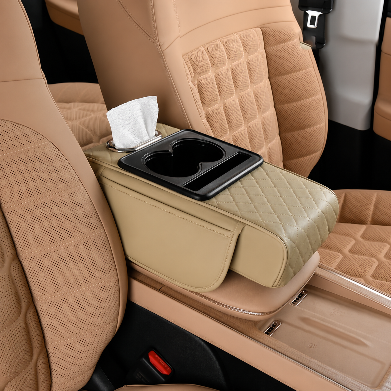 4 In 1 Car Center Console Organizer Mat