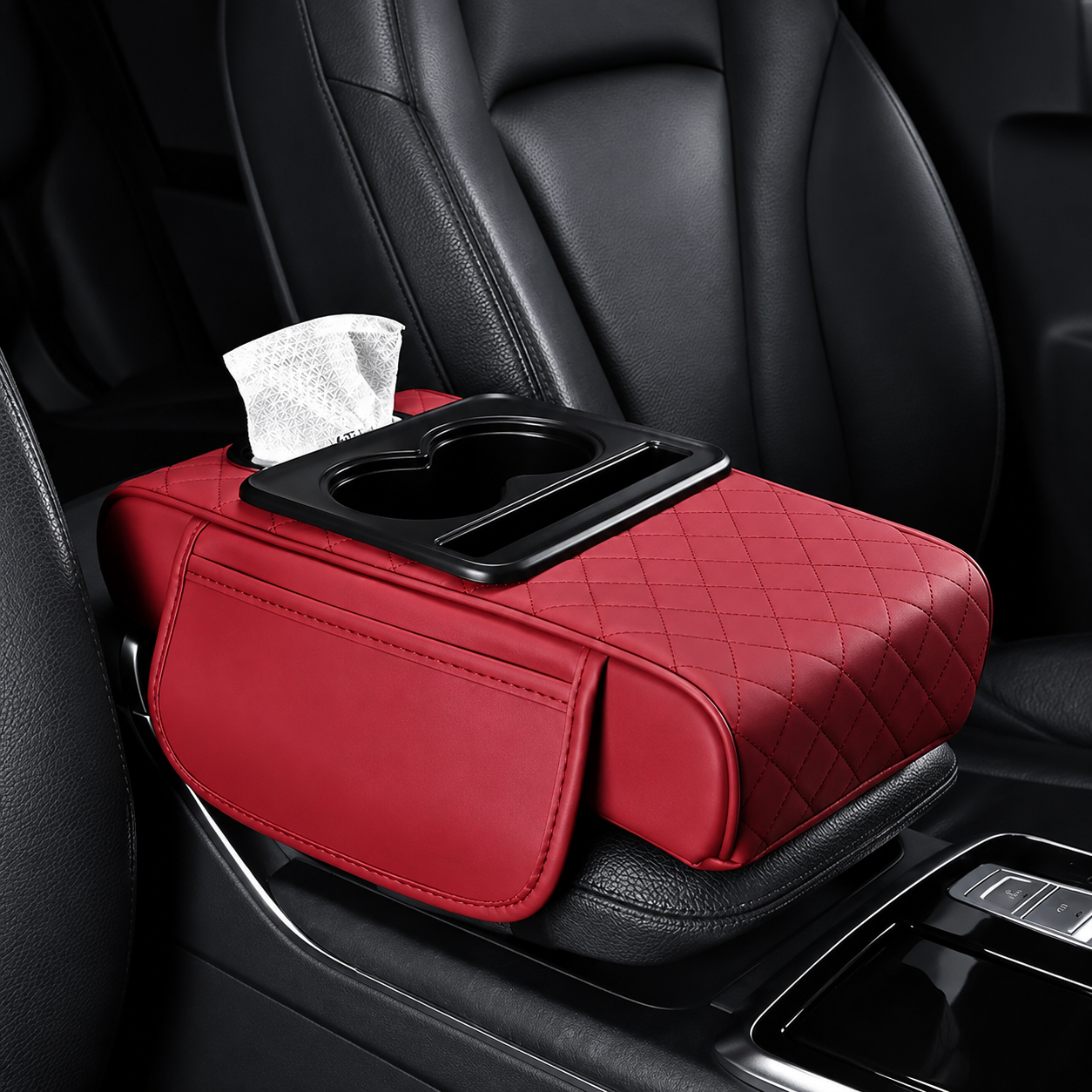 4 In 1 Car Center Console Organizer Mat
