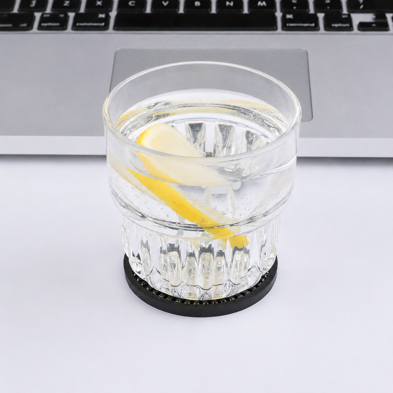 2 Piece Of Honeycomb Embossed Car Cup Holder Coasters