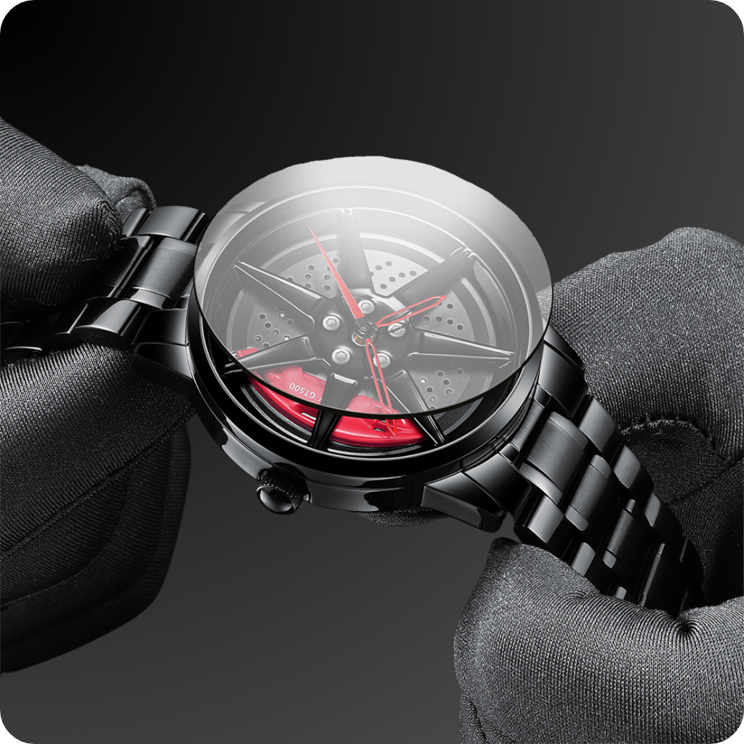 Racing Series Wheel Rim Dial Watches-Car Door Sills