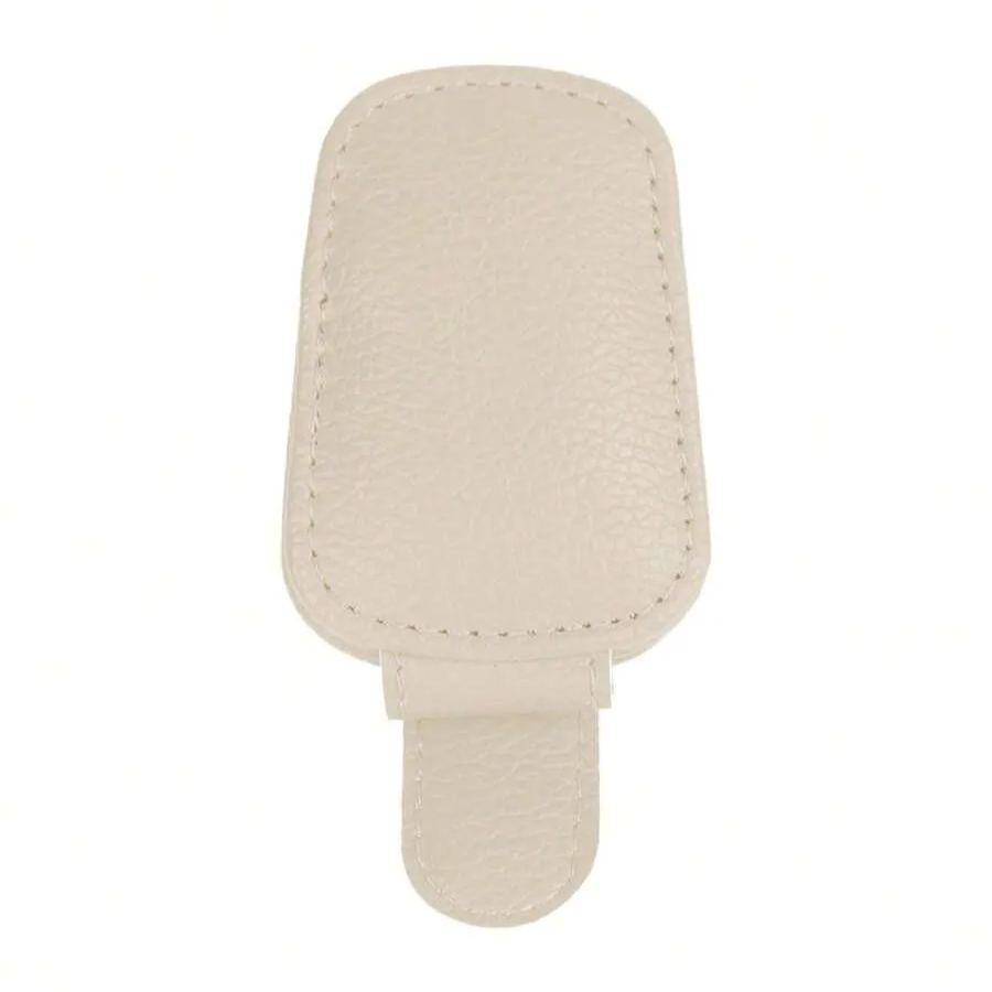 Magnetic Leather Eyeglasses Clip For Car Sun Visor Interior Accessory