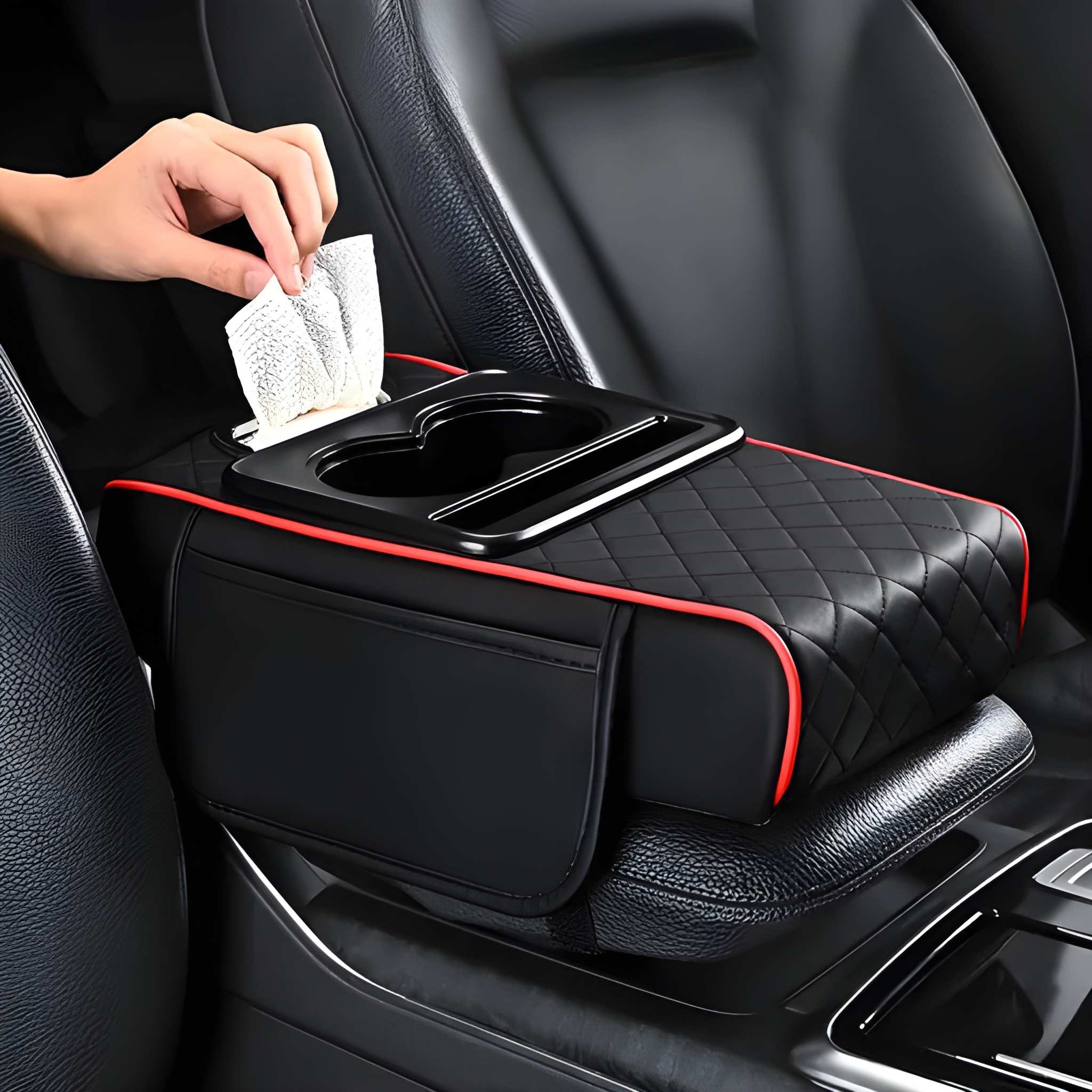 Car Interior Accessories Armrest Box Storage Bag For Storage And Organization