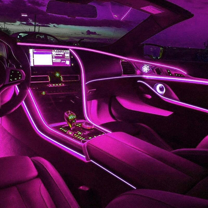 Car Interior Atmosphere Lighting Decoration LED Strip-Car Door Sills