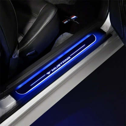 LED Wireless Illuminated Door Sills Mustang-Car Door Sills