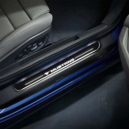 LED Wireless Illuminated Door Sills Mustang-Car Door Sills