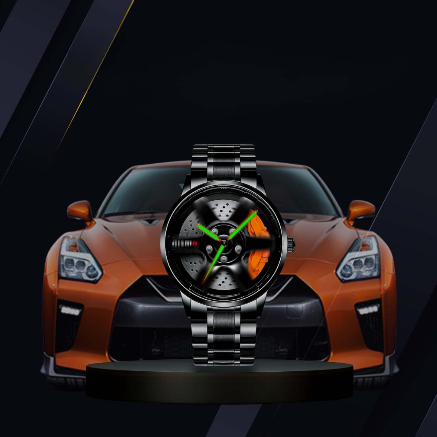 Racing Series Wheel Rim Dial Watches-Car Door Sills