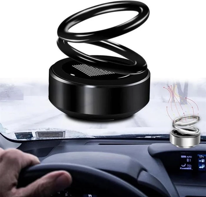 Portable Kinetic Molecular Aromatherapy Rotating Diffuser For Car And Home