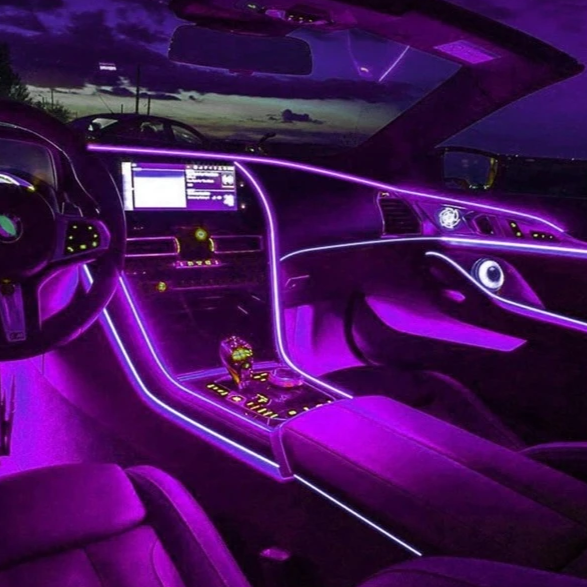 Car Interior Atmosphere Lighting Decoration LED Strip-Car Door Sills