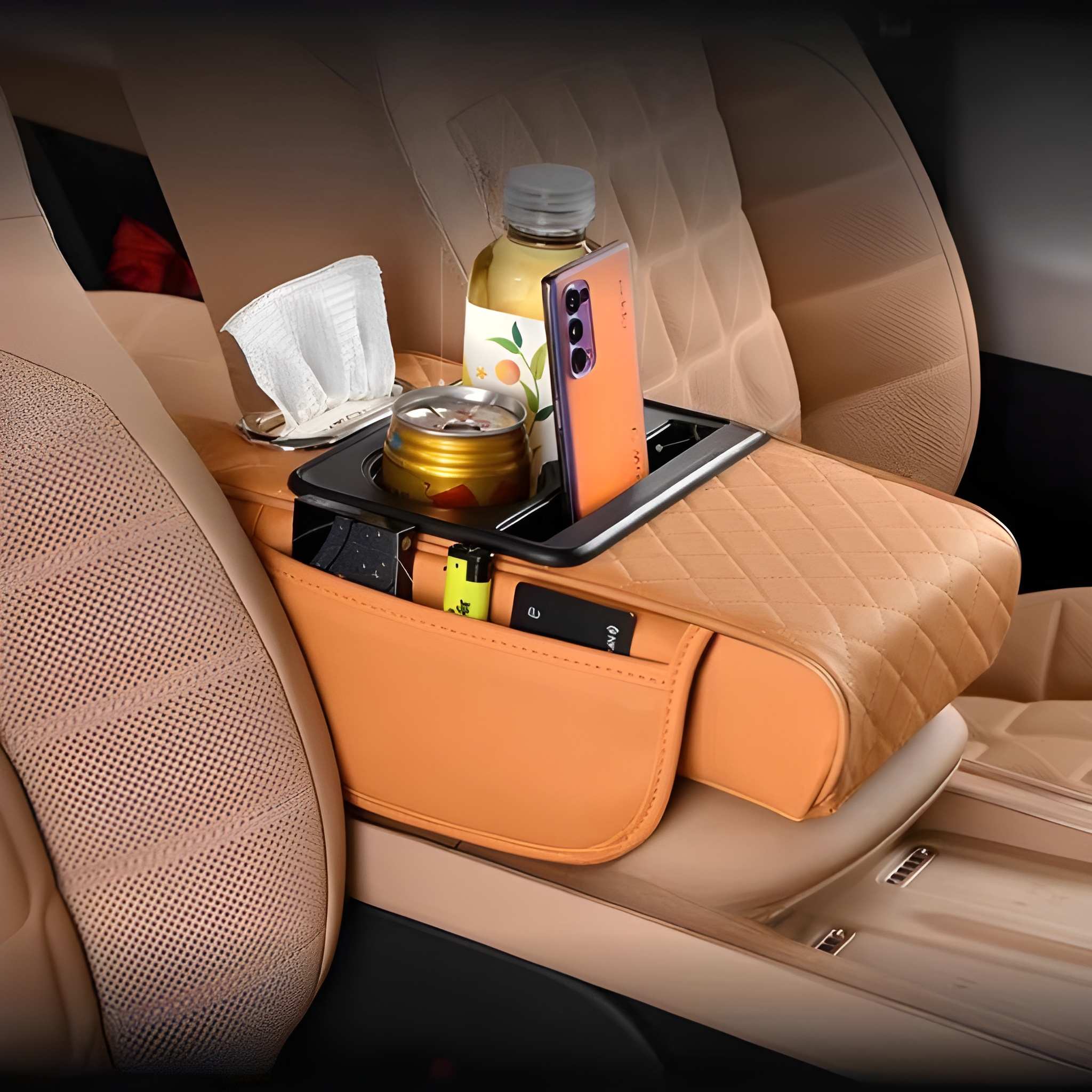 Car Interior Accessories Armrest Box Storage Bag For Storage And Organization