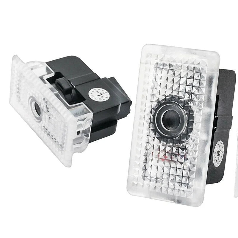 Set Of 2 Tesla Model 3 Car Door Lights-Car Door Sills