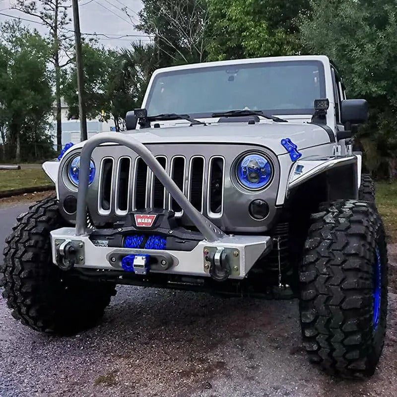 Set Of 2 Headlights Compatible For Jeep-Car Door Sills