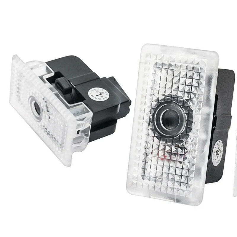 Set Of 2 Tesla Model 3 Car Door Lights-Car Door Sills