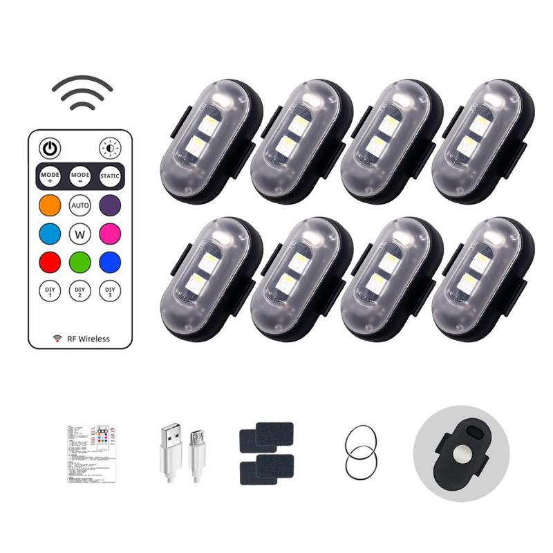 RGB Night Warning Light For Camping Truck And Motorcycle