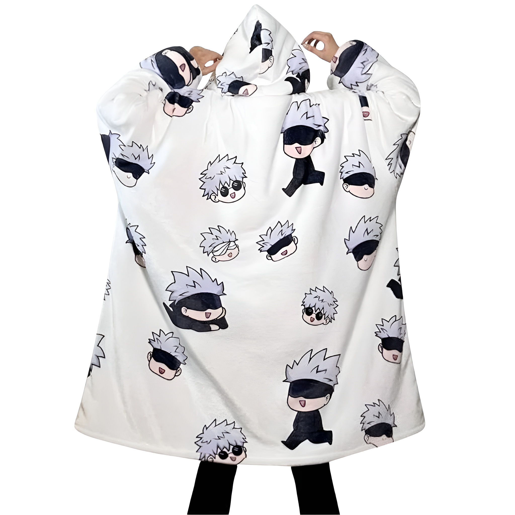Oversized Anime Themed Wearable Blanket Hoodie