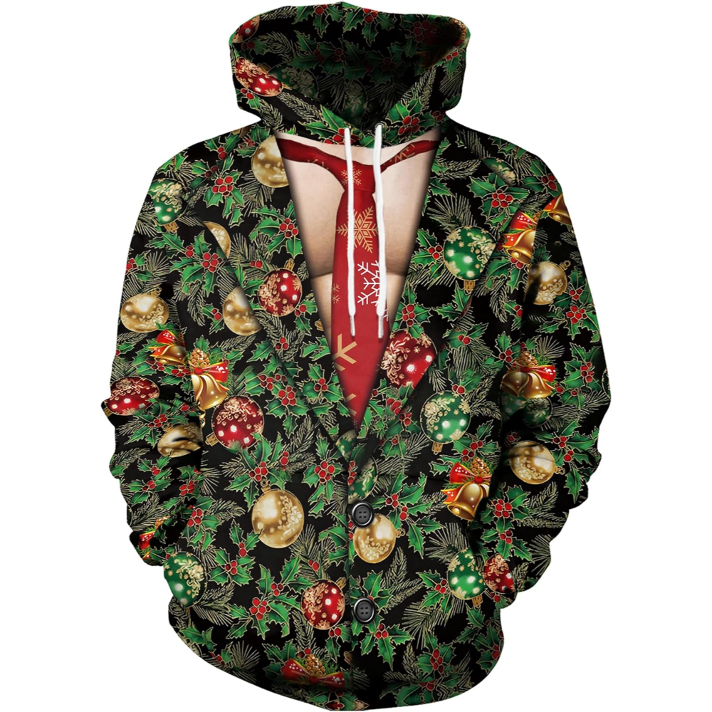 Funny Ugly 3D Printed Graphic Hoodie