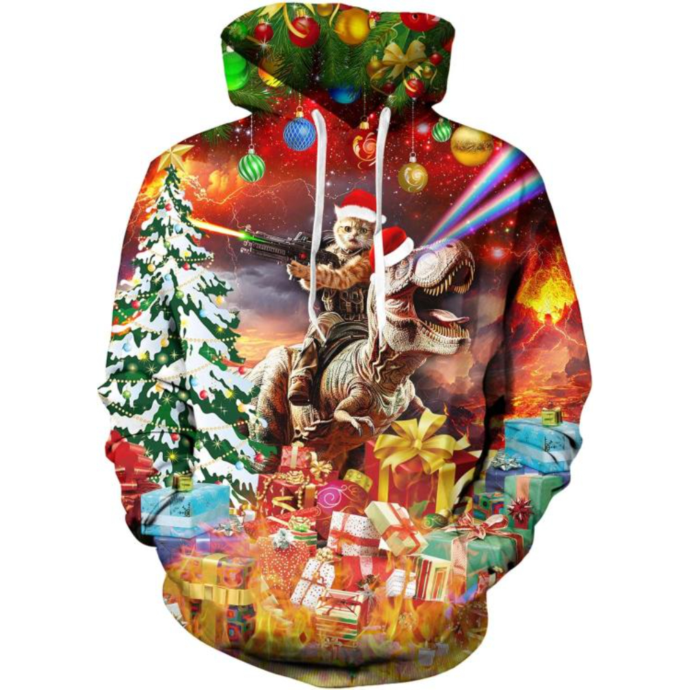 Xmas Funny Cool Hoodies With Pocket