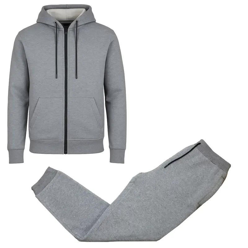 Men’s Full Zip Hoodie and Jogger Tracksuit Set