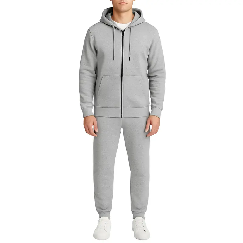 Men’s Full Zip Hoodie and Jogger Tracksuit Set