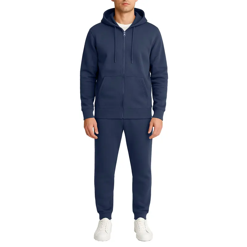 Men’s Full Zip Hoodie and Jogger Tracksuit Set