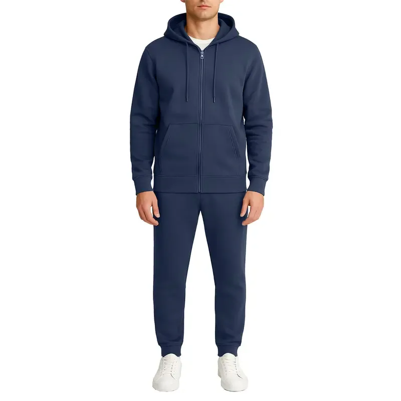 Men’s Full Zip Hoodie and Jogger Tracksuit Set