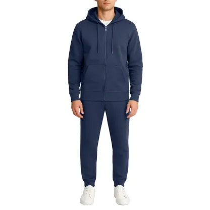 Men’s Full Zip Hoodie and Jogger Tracksuit Set