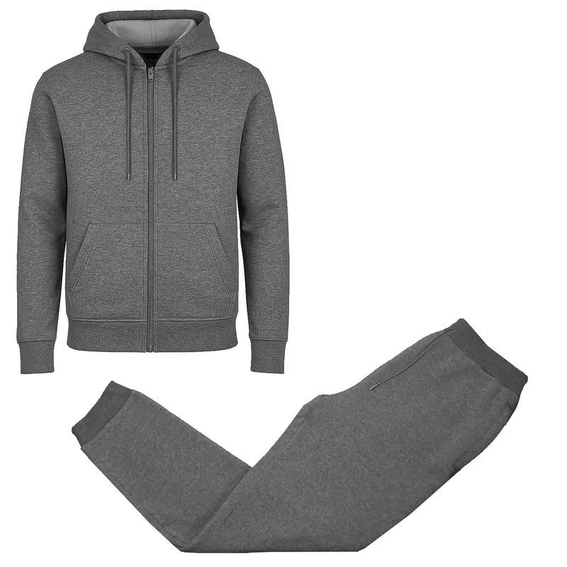 Men’s Full Zip Hoodie and Jogger Tracksuit Set