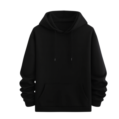  Men Dragon Pattern Print Hooded Sweatshirt