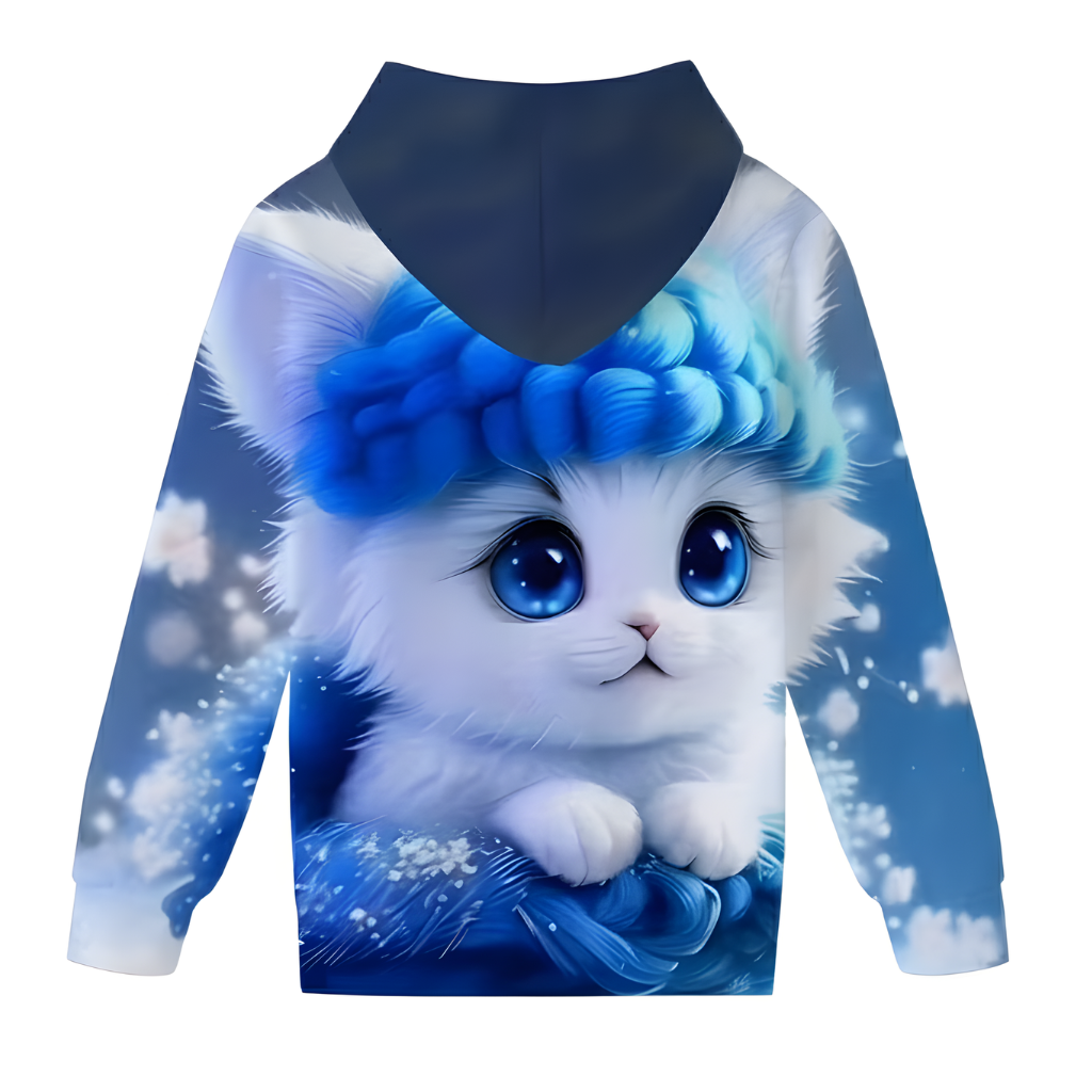Cozy Kitten Tabby Cat Hoodies