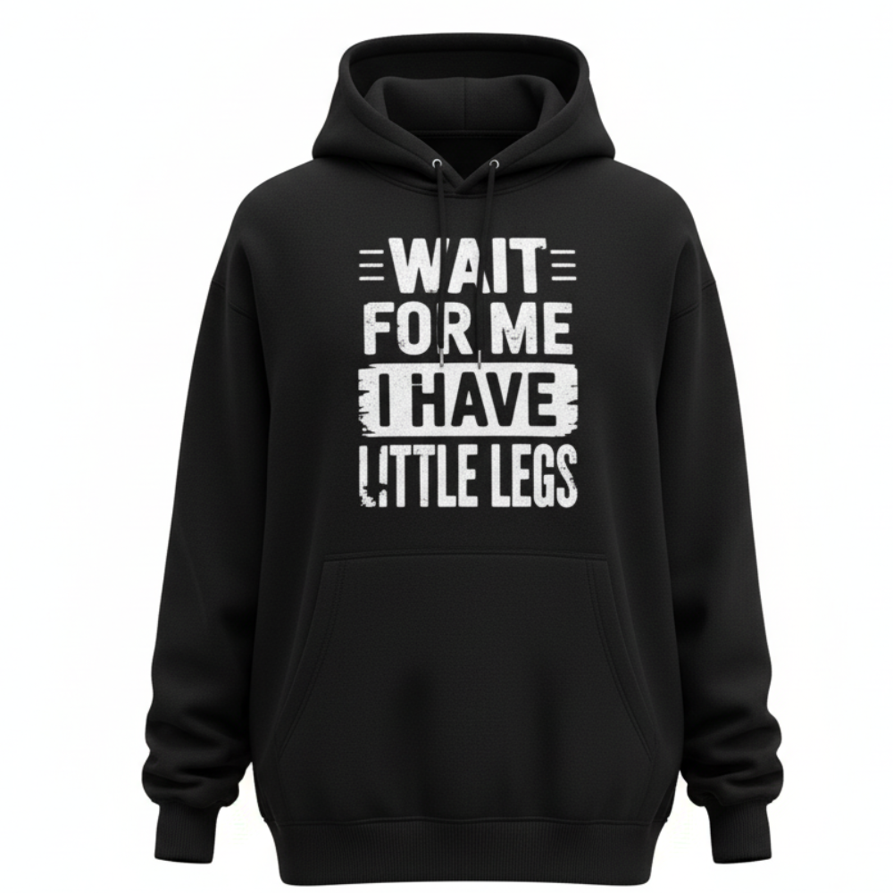 Funny Quote Print Long Sleeve Hoodie